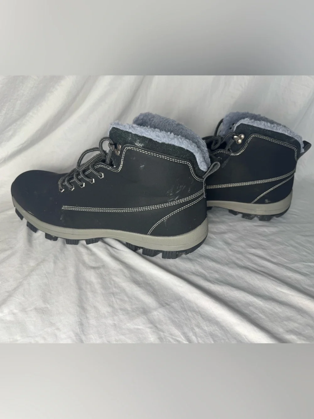 🥾 Men's Waterproof Winter Snow Boots EU 46 Approx. US 12 Insulated Cold Weather